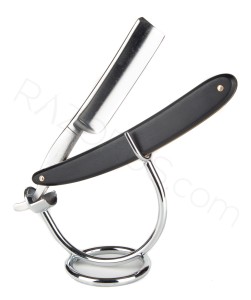 Wilbert Cutlery & Co Straight Razor, Ebony - Thumbnail