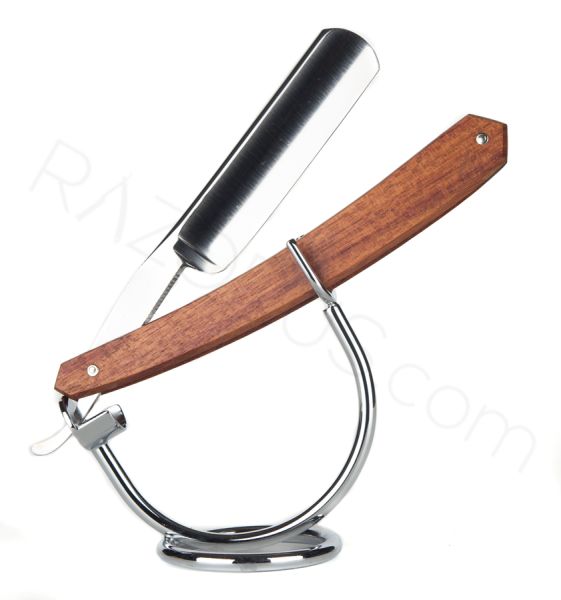 Workman Olympic Straight Razor, Bubinga Wood