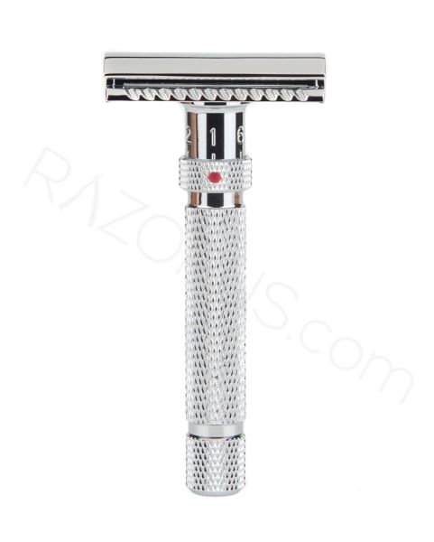 Yaqi Adjustable Double Edge Safety Razor, Chrome