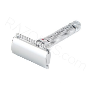 Yaqi Adjustable Double Edge Safety Razor, Chrome - Thumbnail