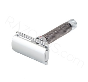 Yaqi Adjustable Double Edge Safety Razor, Graphite - Thumbnail