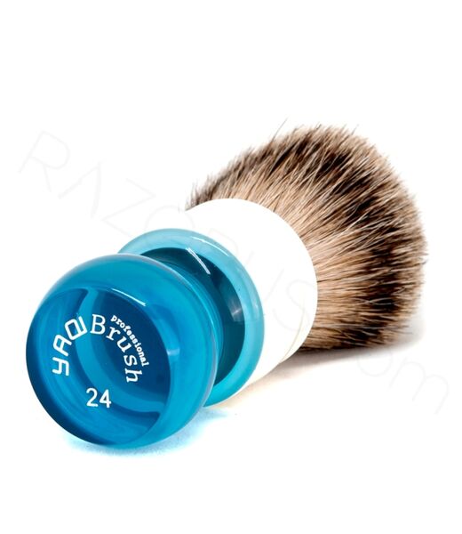 Yaqi Aqua High Mountain Silvertip Badger Shaving Brush - 3