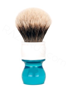 Yaqi Aqua High Mountain Two Band Badger Shaving Brush - Thumbnail