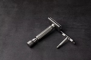Yaqi Avanti Stainless Steel Adjustable Double Edge Safety Razor, Matte - Thumbnail