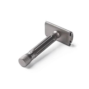 Yaqi Avanti Stainless Steel Adjustable Double Edge Safety Razor, Matte - Thumbnail