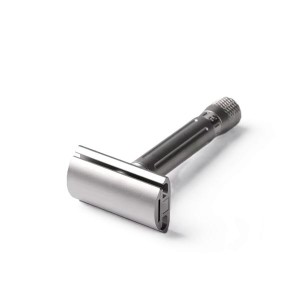 Yaqi Avanti Stainless Steel Adjustable Double Edge Safety Razor, Matte - Thumbnail