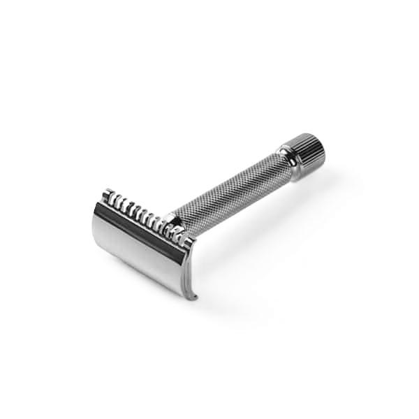 Yaqi Baenziger Stainless Steel Double Edge Safety Razor, Open Comb