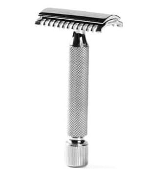 Yaqi Baenziger Stainless Steel Double Edge Safety Razor, Open Comb