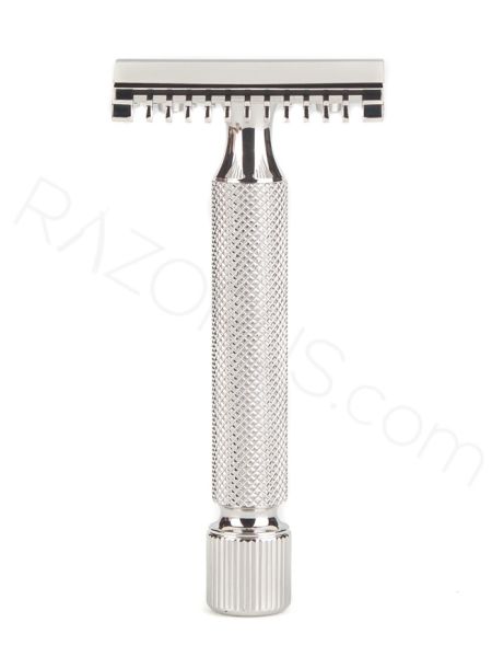 Yaqi Baenziger Stainless Steel Double Edge Safety Razor, Open Comb