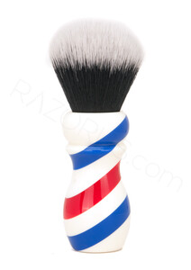 Yaqi Barber Pole Synthetic Shaving Brush - Thumbnail
