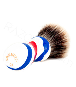 Yaqi Barber Pole Two Band Badger Shaving Brush - Thumbnail