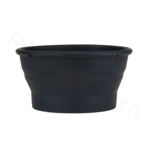 Yaqi Black Color Collapsible Silicone Shaving Bowl - Thumbnail