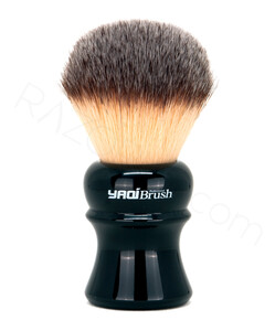 Yaqi Black Knight Synthetic Shaving Brush - Thumbnail