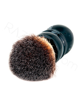 Yaqi Black Marble Classic Synthetic Shaving Brush - Thumbnail