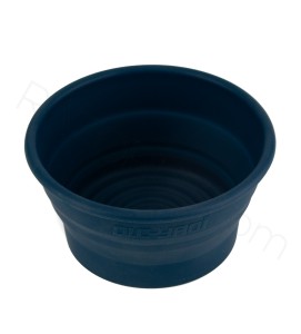 Yaqi Blue Color Collapsible Silicone Shaving Bowl - Thumbnail