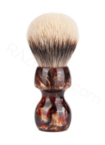 Yaqi Caramel Two Band Badger Shaving Brush - Thumbnail