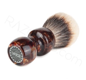 Yaqi Caramel Two Band Badger Shaving Brush - Thumbnail