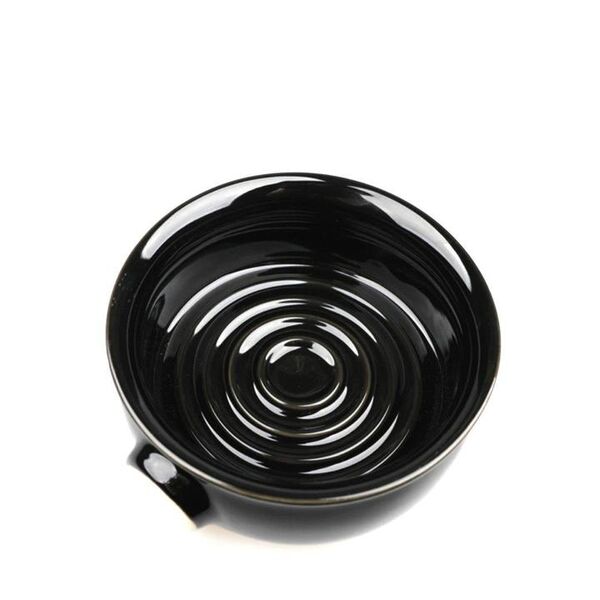 Yaqi Ceramic Shaving Bowl, Black