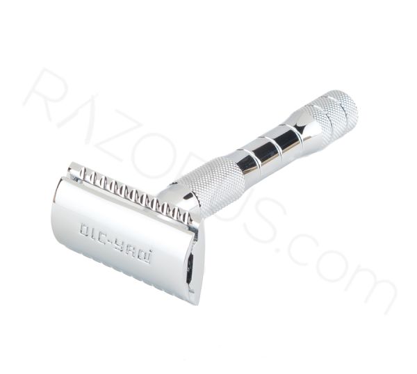 Yaqi Classic Double Edge Safety Razor, Chrome, Stainless Steel Handle