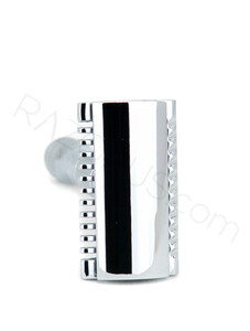 Yaqi DE Safety Razor Head, Flipside, Chrome - Thumbnail