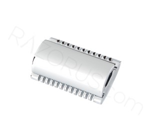 Yaqi DE Safety Razor Head, Flipside, Chrome - Thumbnail