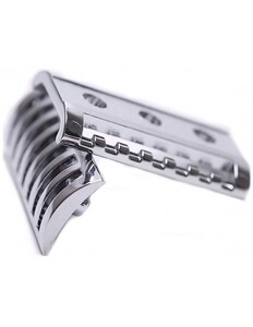 Yaqi DE Safety Razor Head, Knight Helmet, Chrome - Thumbnail