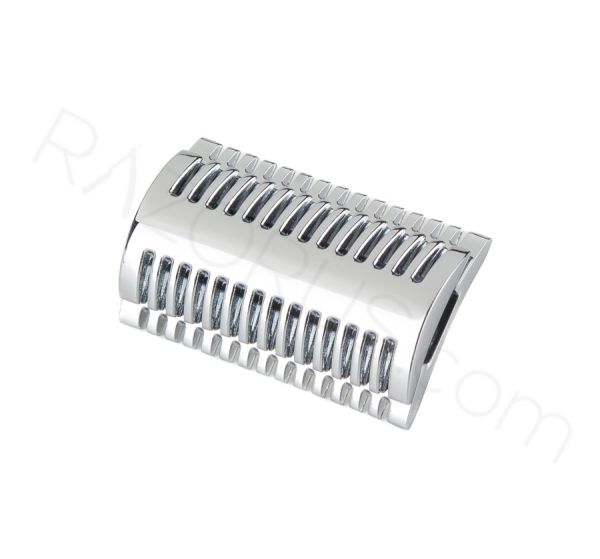 Yaqi DE Safety Razor Head, Mellon Open Comb, Chrome