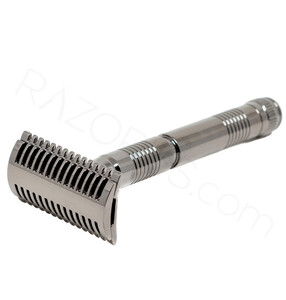 Yaqi Double Edge Safety Razor, Mellon Sputnik Gunmetal - Thumbnail