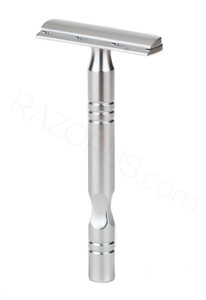 Yaqi Excalibur SE Safety Razor, Matte Chrome - Thumbnail