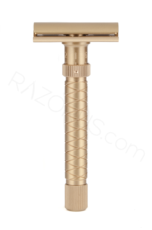 Yaqi Final Cut V2 Adjustable Double Edge Safety Razor, Brass