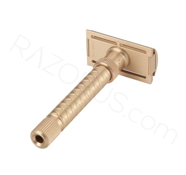 Yaqi Final Cut V2 Adjustable Double Edge Safety Razor, Brass