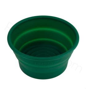 Yaqi Green Color Collapsible Silicone Shaving Bowl - Thumbnail