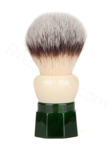 Yaqi Green Obsidian Synthetic Shaving Brush - Thumbnail