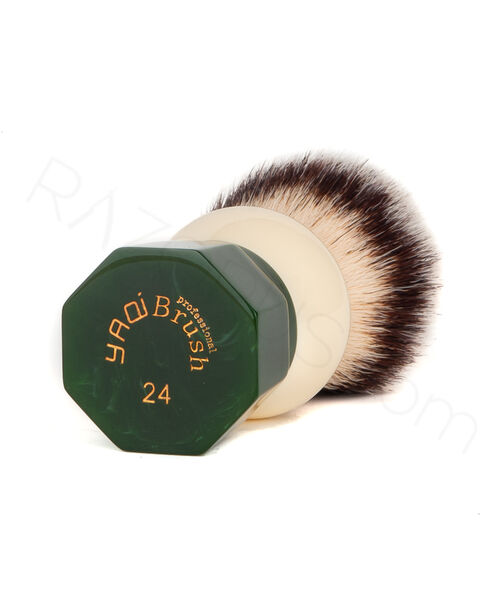 Yaqi Green Obsidian Synthetic Shaving Brush