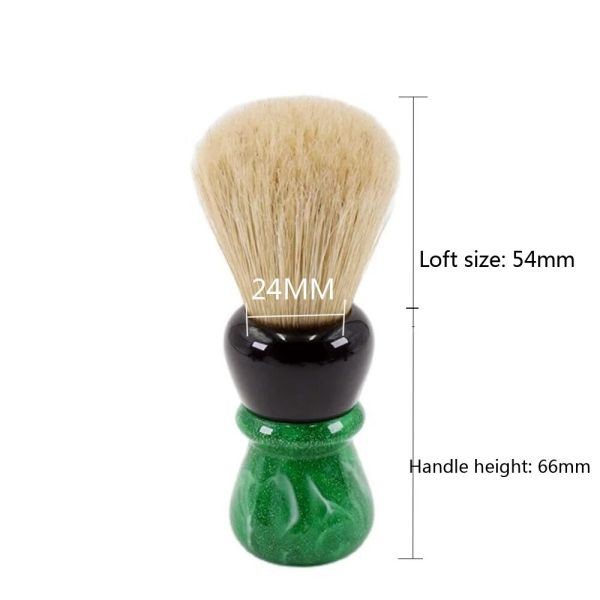 Yaqi Green Viper Boar Bristle Shaving Brush