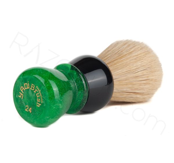 Yaqi Green Viper Boar Bristle Shaving Brush