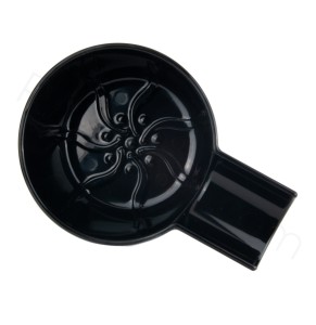 Yaqi Plastic Shaving Bowl, Black - Thumbnail