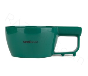 Yaqi Plastic Shaving Bowl, Green - Thumbnail