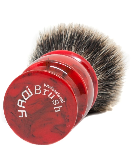 Yaqi Red Paw Two Band Badger Shaving Brush