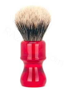 Yaqi Ruby Two Band Badger Shaving Brush - Thumbnail