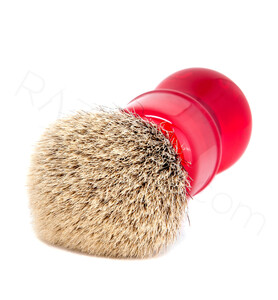 Yaqi Ruby Two Band Badger Shaving Brush - Thumbnail