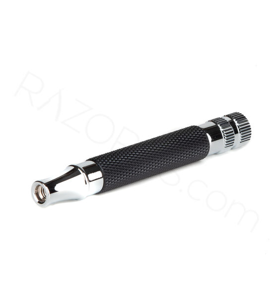 Yaqi Safety Razor Handle, Chrome & Black