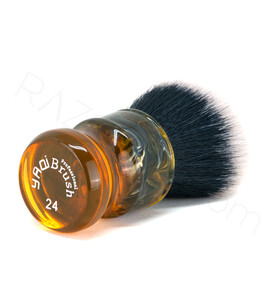 Yaqi Sagrada Familia Tuxedo Synthetic Shaving Brush - Thumbnail