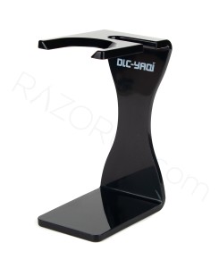 Yaqi Shaving Brush & Safety Razor Stand, Black - Thumbnail