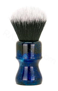 Yaqi Starry Night Tuxedo Synthetic Shaving Brush - Thumbnail