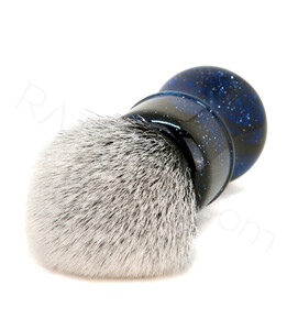 Yaqi Starry Night Tuxedo Synthetic Shaving Brush - Thumbnail