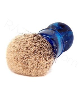 Yaqi Starry Night Two Band Badger Shaving Brush - Thumbnail