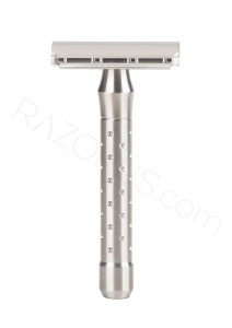 Yaqi Telstar Stainless Steel Double Edge Safety Razor, Mat - Thumbnail