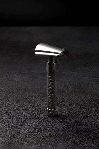 Yaqi Torqx Stainless Steel Slant Adjustable Double Edge Safety Razor, Matte - Thumbnail