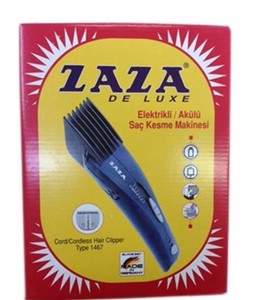 Zaza De Luxe Kablolu/Kablosuz Şarjlı Saç Kesme Makinesi - Thumbnail